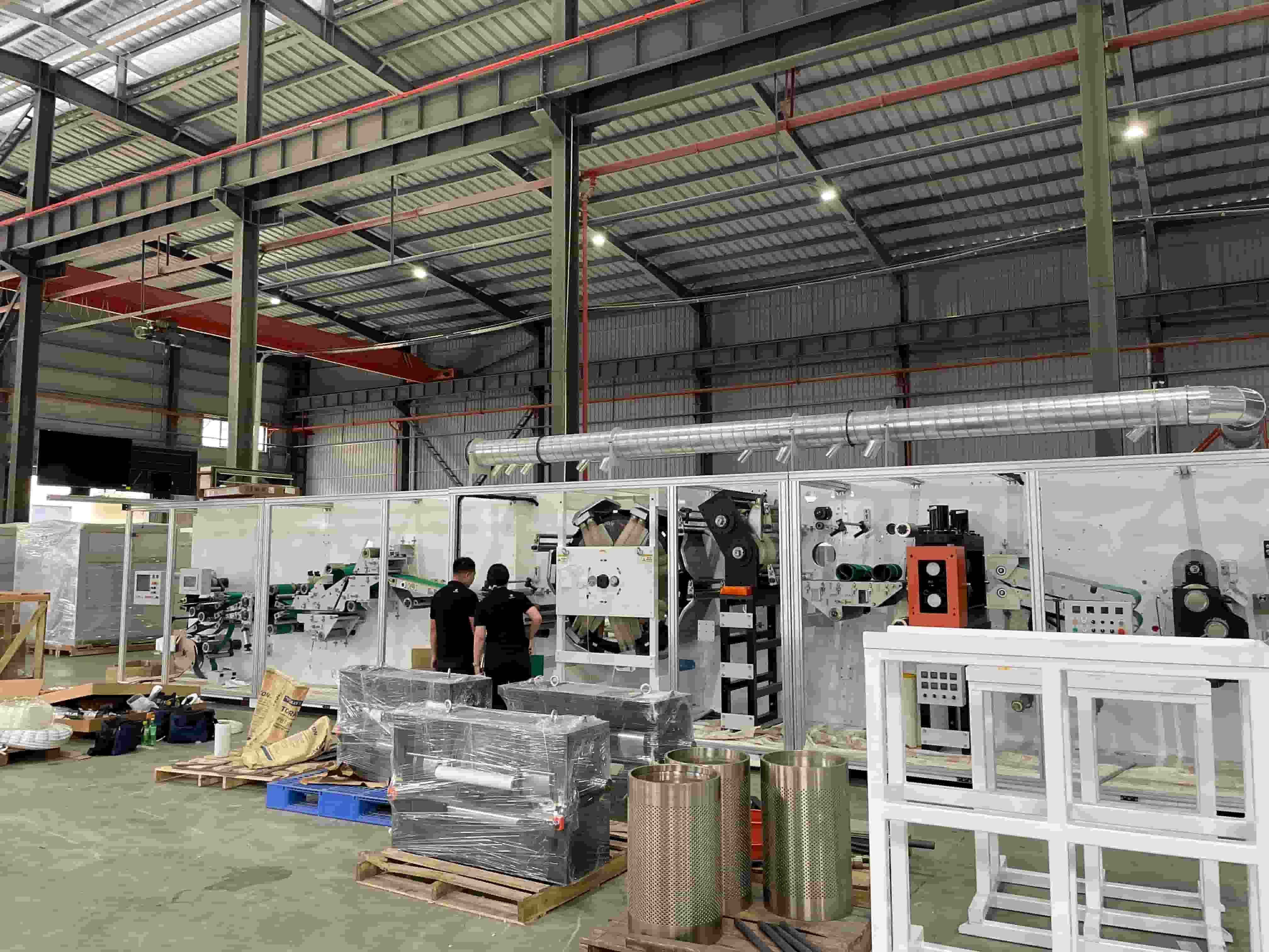 Sitio de producción de maquinaria